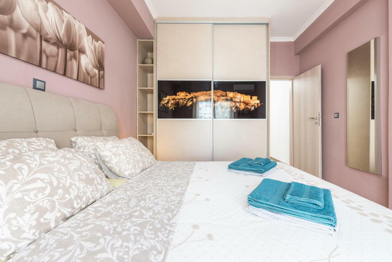 Lägenhet på 55 m² i Neos Kosmos, med 1 sovrum och 1 badrum  Aten Exteriör bild